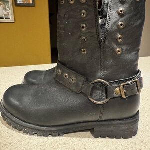 Harley-Davidson Black Leather Boots